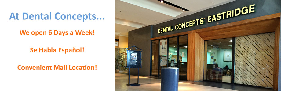 Dental Concepts located inside of Eastridge Mall